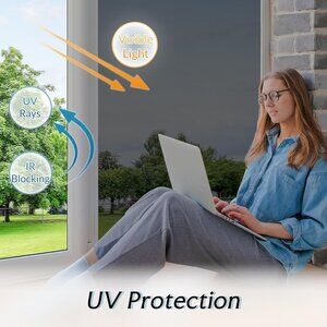 DOWELL One Way Window Privacy Film 23.6"x157.4"